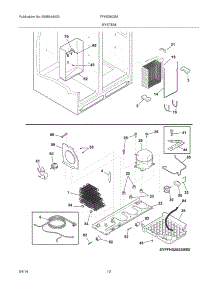 13 - System parts for Frigidaire Refrigerator FFHS2622MHF from AppliancePartsPros.com