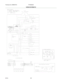 20 - Wiring Schematic parts for Frigidaire Refrigerator FFHS2622MMA from AppliancePartsPros.com