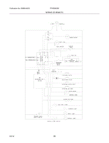 20 - Wiring Schematic parts for Frigidaire Refrigerator FFHS2622MSP from AppliancePartsPros.com