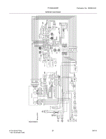 21 - Wiring Diagram parts for Frigidaire Refrigerator FFHS2622MSR from AppliancePartsPros.com