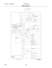 20 - Wiring Schematic parts for Frigidaire Refrigerator FFHS2622MSS from AppliancePartsPros.com