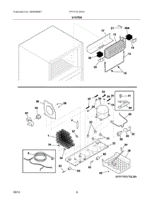 05 - System parts for Frigidaire Refrigerator FFHT1513PS4 from AppliancePartsPros.com