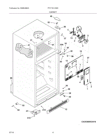 05 - Cabinet parts for Frigidaire Refrigerator FFHT1514QS0 from AppliancePartsPros.com