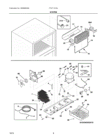 05 - System parts for Frigidaire Refrigerator FFHT1514QS3 from AppliancePartsPros.com