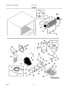 05 - System parts for Frigidaire Refrigerator FFHT1514QZ0 from AppliancePartsPros.com