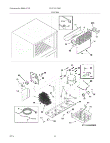 09 - System parts for Frigidaire Refrigerator FFHT1521QW0 from AppliancePartsPros.com