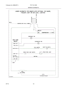 10 - Wiring Schematic parts for Frigidaire Refrigerator FFHT1521QW0 from AppliancePartsPros.com