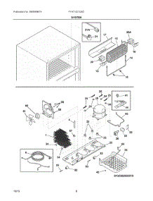05 - System parts for Frigidaire Refrigerator FFHT1521QW2 from AppliancePartsPros.com