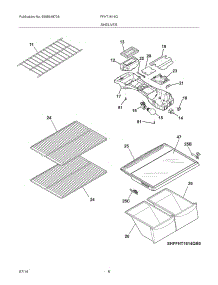 07 - Shelves parts for Frigidaire Refrigerator FFHT1614QQ0 from AppliancePartsPros.com