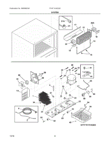 05 - System parts for Frigidaire Refrigerator FFHT1614QQ5 from AppliancePartsPros.com