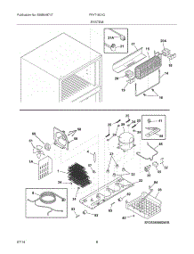 09 - System parts for Frigidaire Refrigerator FFHT1621QS0 from AppliancePartsPros.com