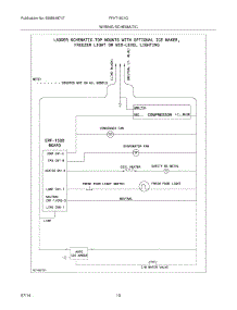 10 - Wiring Schematic parts for Frigidaire Refrigerator FFHT1621QS0 from AppliancePartsPros.com