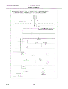 10 - Wiring Schematic parts for Frigidaire Refrigerator FFHT1715LWD from AppliancePartsPros.com