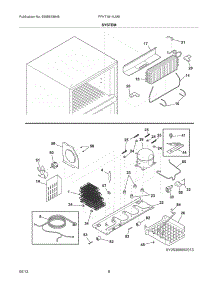 09 - System parts for Frigidaire Refrigerator FFHT1814LM8 from AppliancePartsPros.com