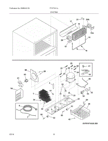 09 - System parts for Frigidaire Refrigerator FFHT1814LM9 from AppliancePartsPros.com