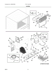 05 - System parts for Frigidaire Refrigerator FFHT1814LWB from AppliancePartsPros.com