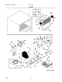 05 - System parts for Frigidaire Refrigerator FFHT1814QW0 from AppliancePartsPros.com