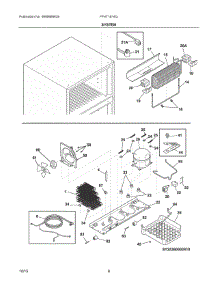 05 - System parts for Frigidaire Refrigerator FFHT1814QW2 from AppliancePartsPros.com
