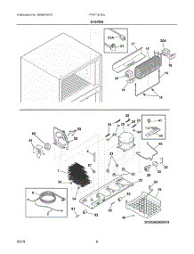 05 - System parts for Frigidaire Refrigerator FFHT1814QW3 from AppliancePartsPros.com