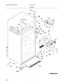 05 - Cabinet parts for Frigidaire Refrigerator FFHT1816PS2 from AppliancePartsPros.com