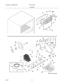 09 - System parts for Frigidaire Refrigerator FFHT1816PS2 from AppliancePartsPros.com