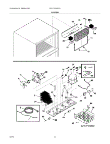 05 - System parts for Frigidaire Refrigerator FFHT1816PS3 from AppliancePartsPros.com
