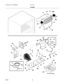 05 - System parts for Frigidaire Refrigerator FFHT1817LSC from AppliancePartsPros.com