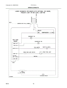 06 - Wiring Schematic parts for Frigidaire Refrigerator FFHT1821QW3 from AppliancePartsPros.com