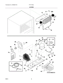 05 - System parts for Frigidaire Refrigerator FFHT1826LBD from AppliancePartsPros.com