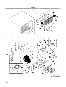 05 - System parts for Frigidaire Refrigerator FFHT1826LQC from AppliancePartsPros.com