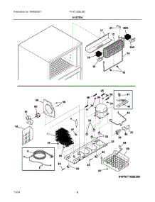 05 - System parts for Frigidaire Refrigerator FFHT1826LWD from AppliancePartsPros.com