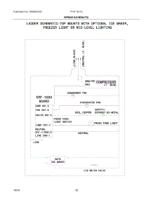06 - Wiring Schematic parts for Frigidaire Refrigerator FFHT1831QM0 from AppliancePartsPros.com