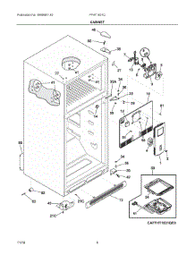 03 - Cabinet parts for Frigidaire Refrigerator FFHT1831QP4 from AppliancePartsPros.com