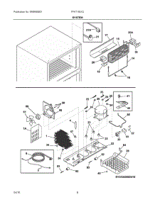 05 - System parts for Frigidaire Refrigerator FFHT1831QQ1 from AppliancePartsPros.com