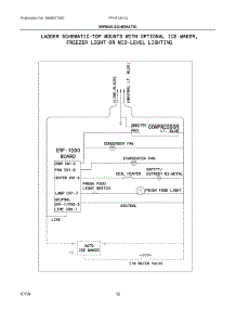 06 - Wiring Schematic parts for Frigidaire Refrigerator FFHT1831QQ3 from AppliancePartsPros.com