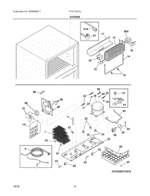 05 - System parts for Frigidaire Refrigerator FFHT2021QB1 from AppliancePartsPros.com