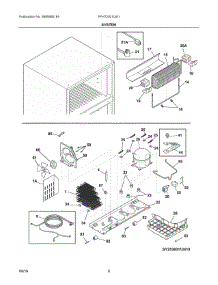 05 - System parts for Frigidaire Refrigerator FFHT2021QS1 from AppliancePartsPros.com