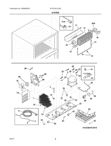 05 - System parts for Frigidaire Refrigerator FFHT2021QS3 from AppliancePartsPros.com