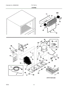 05 - System parts for Frigidaire Refrigerator FFHT2021QW0 from AppliancePartsPros.com