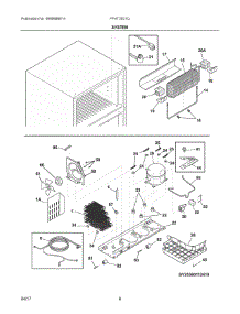 05 - System parts for Frigidaire Refrigerator FFHT2021QW2 from AppliancePartsPros.com