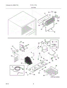 09 - System parts for Frigidaire Refrigerator FFHT2117PS4 from AppliancePartsPros.com