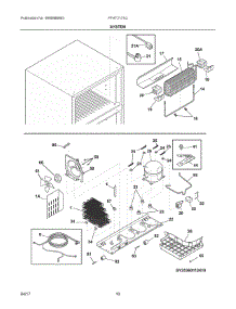 05 - System parts for Frigidaire Refrigerator FFHT2131QE2 from AppliancePartsPros.com
