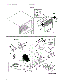 05 - System parts for Frigidaire Refrigerator FFHT2131QP0 from AppliancePartsPros.com