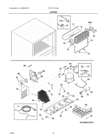 05 - System parts for Frigidaire Refrigerator FFHT2131QS2 from AppliancePartsPros.com