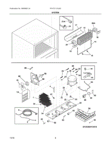 05 - System parts for Frigidaire Refrigerator FFHT2131QS3 from AppliancePartsPros.com