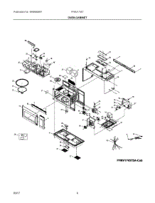 02 - Oven,Cabinet parts for Frigidaire Microwave FFMV1745TSA from AppliancePartsPros.com