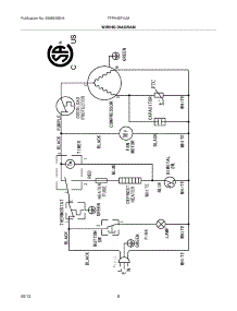 08 - Wiring Diagram parts for Frigidaire Refrigerator FFPH45F4LM from AppliancePartsPros.com