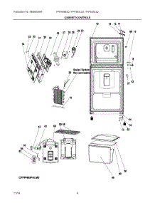 03 - Cabinet / Controls parts for Frigidaire Refrigerator FFPS4533QM0 from AppliancePartsPros.com