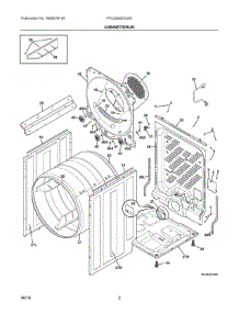 02 - Cabinet / Drum parts for Frigidaire Laundry Center FFQG5000QW3 from AppliancePartsPros.com
