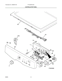 04 - Controls / Top Panel parts for Frigidaire Laundry Center FFQG5000QW3 from AppliancePartsPros.com